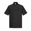 PORTWEST KENT CHEFS C734 / Rondon, Kr. rukáv - čierna XXL