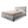 Wilsondo Čalúnená manželská posteľ s úložným priestorom Aténa 140x200 - sivá