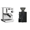 Rancilio Silvia E, white + Eureka Mignon Manuale, BL black