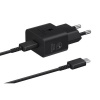 Samsung Samsung Travel Charger 25W EP-T2510X PD 3.0 with Type-C to Type-C cable (1m) Black EU (EP-T2510XBEGEU)