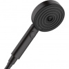 Hansgrohe Ručná sprcha Pulsify Select S 10,5 cm Relaxation EcoSmart, čierna podložka 24111670