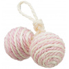 Trixie Dvojita lopta z materialu sisal s von. maty 4,5 cm