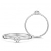 SOFIA DIAMONDS zlatý zásnubný prsteň s diamantom 0,14 ct H/I1 UDRG47929W-H-I1