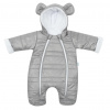 New Baby Kombinéza zimná predné zapínanie PUMI GREY