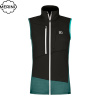 Vesta ORTOVOX Wms Fleece Grid Vest dark arctic grey S 24/25 - Odosielame do 24 hodín