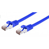 C-TECH CB-PP6F-1B patch, Cat6, FTP, 1m, modrý