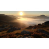 Obraz – Východ Slnka Škótske Hory Príroda – AiArt 16:9