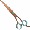 Geib Entree Gold Curve Scissors - profesionálne ošetrujúce nožnice vyrobené z japonskej ocele, ohnuté - 7,5