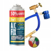 A/C FIX 2x Tesniaci prostriedok na klimatizáciu 3v1 R134A +50% 626g NOVÁ PLECHOVKA XL