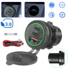 10A 12-24V NABÍJAČKA ADAPTÉR 2x USB+USB-C QC3.0 WOLTOMER