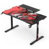 Herný stôl ULTRADESK Atomic čierno-červený (UDESK-AT-BK)