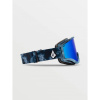 Dámske/pánske snowboardové okuliare Volcom YAE LAGOON TIE DYE/BLUE CHROME s UV ochranou v modrej farbe (VG0722110) Jedna velikost