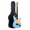 Electric Guitar Henry`s Jr. Bird II ST1-NJR Ara - modrý