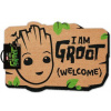 CurePink Marvel Groot Logo Maska FGE0042 hnědá 60 x 40 cm