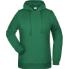 James & Nicholson Mikina JN 795 s kapucí, dámská COT02079503502-irish green M Zelená irská