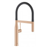 Grohe Essence - Drezová batéria s flexibilným ramenom s prepínačom, kefovaný Warm Sunset 30294DL0