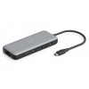 DIGITUS 7-portová USB-C dokovacia stanica, max. 4K/60Hz s HDR, HDMI, USB-A 3.2 Gen2, Gigabit Ethernet, SD/Micro SD, PD 100W (DA-70914)