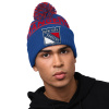 Starter Pánska Zimná Čiapka New York Rangers Blizzard Pom Beanie