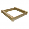 MARIMEX Pieskovisko s dvoma sedadlami - drevo 120 x 120 cm MARIMEX 11640356