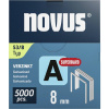 Spony z jemného drôtu A typ 53 8mm 5000 ks Novus Office 042-0762 Rozmery (d x š x v) 8 x 11.3 x 8 mm; 042-0762