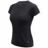 Dámske merino tričko Sensor Merino Cordura SS Tee - čierne S