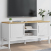 zahrada-XL Komoda FLORO biela 114x43x55 cm borovicový masív 374015