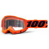 100 Okuliare ACCURI 2 100% Otg Orange číre plexi