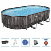 BESTWAY BAZÉN POWER STEEL S PRÍSLUŠENSTVOM OVÁLNY 488X305X107 CM