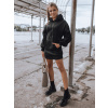 Dámske mikinové šaty EASSY čierna Dstreet čierna S DStreet 5904056255313