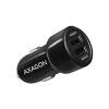 AXAGON AXAGON nabíječka do auta / PWC-5V5 / 2x USB-A / 5V - 2.4A + 2.4A, 24W / černý
