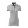 MALFINI PREMIUM COLLAR UP 257 / Dámska polokošeľa - strieborno šedá S