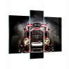 Obrázok na skle 95x80 Hot Rod Circle Auto (Obrázok na skle 95x80 Hot Rod Circle Auto)