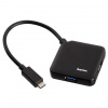 USB hub OEM Hama USB 3.1 typ C 1:4, černý 135750