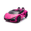 mamido Detské elektrické auto Lamborghini Revuelto XL STRONG ružové