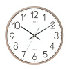 Plastové hodiny JVD HX8016.2, hnedé