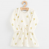 Dojčenské šaty z organickej bavlny s dlhým rukávom New Baby Olivy - 86 (12-18m)