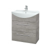 Dreja Umývadlová skrinka TAKE IT SZZ2 65 - D01 Betón / Úchytka T03 / D01 Betón