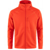 Fleecová mikina Fjallraven Abisko Grid Fleece Hoodie M oranžová M