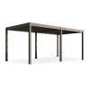 Gutroof ELEGANCE AUTOMATIC + LED osvetlenie hliníková pergola 3 x 6 m taupe, NOVINKA