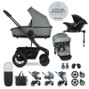 EASYWALKER Set XXL Harvey5 Air Agave Green + KIDDY Evoluna i-size 2 + základňa Lizard Green