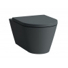 Laufen, Závěsný klozet rimless, hluboké splachování H8203370000001 Varianta: Grafit mat