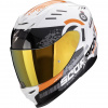 Prilba Scorpion EXO-520 Evo Air Titan White Orange Veľkosť: S (55-56 cm)