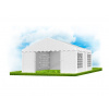 Bestent Partystan 4x5x2m Comfort PE 240g Summer, biely