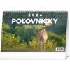 Stolový poľovnícky kalendár 2026 2026, 23,1 x 14,5 cm