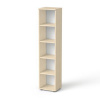 Skriňa, 5-dielna, vysoká, otvorená, s policami, MAYAH 