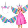 Karnevalový kostým Jednorožec, FunPlay FP-5076, ružová