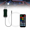 SVETLOVOD EL WIRE LED RGB USB OSVETLENIE INTERIÉRU AUTA KABÍNY AUTA 3 m