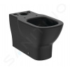 Ideal Standard Tesi WC kombi misa, spodný/zadný odpad, AquaBlade, hodvábna čierna T5560V3