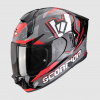 SCORPION prilba na motocykel EXO-530 AIR ROK (sivá/čierna/červená), veľ. XS