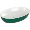VILLEROY & BOCH Artis oválne umývadlo na dosku bez otvoru, bez prepadu, 610 x 410 mm, Forest, 419861BCS7